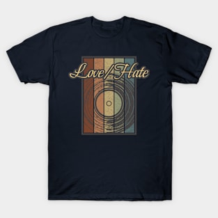 Love/Hate Vynil Silhouette T-Shirt